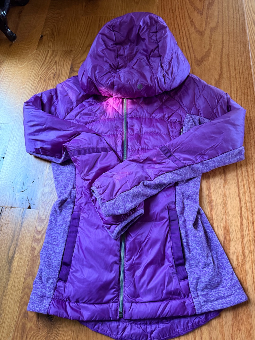 Lululemon Purple Quilted Hooded Jacket 💜